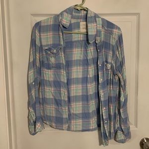 Light blue flannel